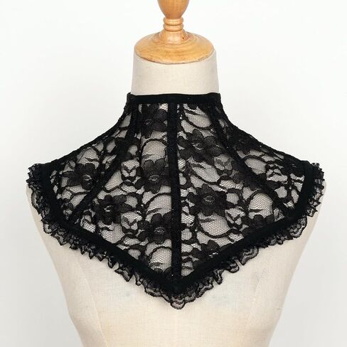 جوكافور القوطية الدانتيل طوق الرقبة مصاص دماء طوق امرأة هالوين الملكة الشريرة تأثيري in Kuwait