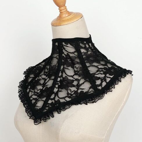 جوكافور القوطية الدانتيل طوق الرقبة مصاص دماء طوق امرأة هالوين الملكة الشريرة تأثيري in Kuwait