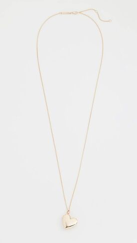قلادة مدلاة على شكل قلب من الذهب عيار 14 قيراط للنساء in Kuwait