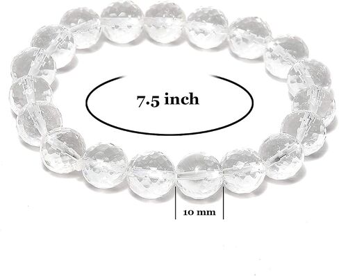ARIHANT GEMS AND JEWELS Reiki/Yoga Healing Crystal Stretchable Bracelet |100% Natural and Certified | Astrological Gemstone | Unisex Both for Men & Women - (8 MM) in Saudi Arabia