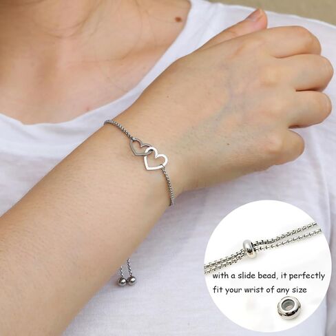 RZKING Bracelets For Women, Evil Eye Sun Moon Wave Charm Bracelets For Women, Friendship Bracelets, Gifts For Sister, Birthday, Thank You, Inspirational Gifts For Women in Kuwait