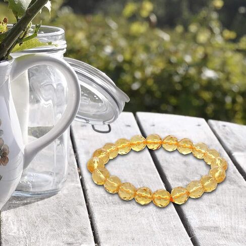 ARIHANT GEMS AND JEWELS Reiki/Yoga Healing Crystal Stretchable Bracelet |100% Natural and Certified | Astrological Gemstone | Unisex Both for Men & Women - (8 MM) in Saudi Arabia