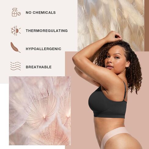 Women's Wireless Seamless Bras No Underwire Stretch Adjustable Bralettes Comfortable Soft Everyday Bra in Saudi Arabia