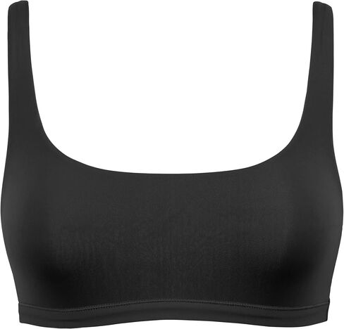Women Wireless Bralettes Comfortable No Underwire Bras Scoop Neck Seamless Unlined Soft Lounge Bra in Saudi Arabia