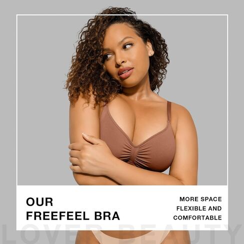 Women's Wireless Seamless Bras No Underwire Stretch Adjustable Bralettes Comfortable Soft Everyday Bra in Saudi Arabia
