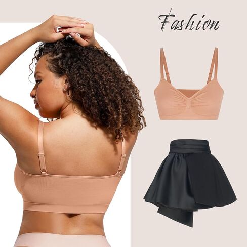 Women's Wireless Seamless Bras No Underwire Stretch Adjustable Bralettes Comfortable Soft Everyday Bra in Saudi Arabia