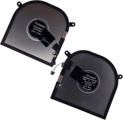 Deal4GO Left Side (FAN2) GPU Cooling Fan MXF81 0MXF81 EG50060S1-C501-S9A Replacement for Dell XPS 17 9700 9710 9720 & Precision 5750 5760 in Kuwait