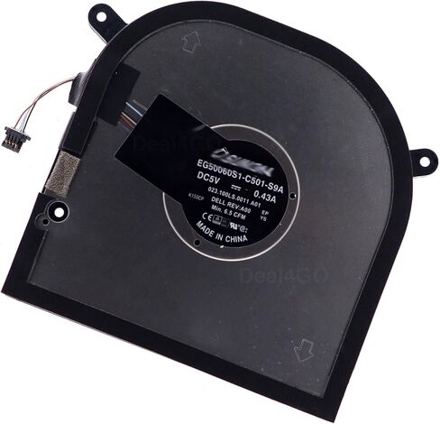 Deal4GO Left Side (FAN2) GPU Cooling Fan MXF81 0MXF81 EG50060S1-C501-S9A Replacement for Dell XPS 17 9700 9710 9720 & Precision 5750 5760 in Kuwait
