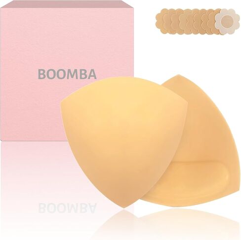 BOOMBA Bra Inserts Invisible Lift Inserts Double-Sided Sticky Bra Ultra Instant Lift Bra Inserts Suitable for all cup size in Saudi Arabia