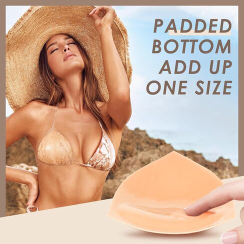 BOOMBA Bra Inserts Invisible Lift Inserts Double-Sided Sticky Bra Ultra Instant Lift Bra Inserts Suitable for all cup size in Saudi Arabia