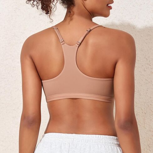 PrettyGuide Women's Wireless Racerback Bralette No Padded Seamless Wire Free Everyday Bra Full Coverage Bralettes in Saudi Arabia