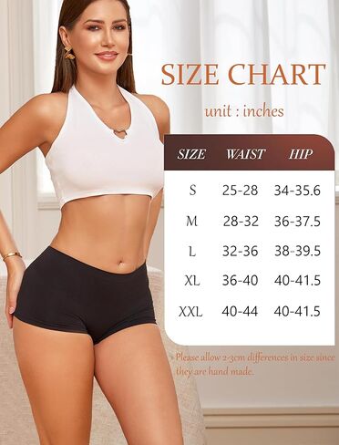 Boy Shorts Underwear for Women Seamless Boxer Shorts Underwear Soft Stretch Boyshort Panties 4 Pack in Saudi Arabia