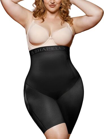 SHAPELLX Shapewear Tummy Control for Women Butt Lifting High Waist Shorts Faja Body Shaper Thigh Slimming Panties in Saudi Arabia