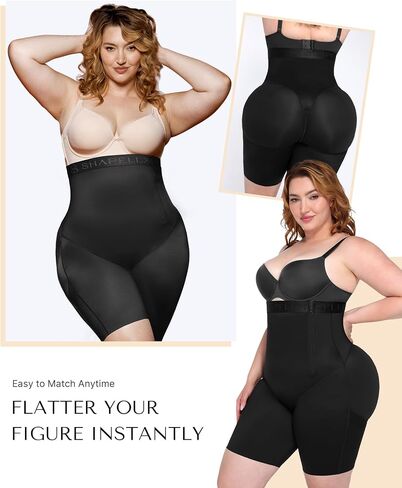 SHAPELLX Shapewear Tummy Control for Women Butt Lifting High Waist Shorts Faja Body Shaper Thigh Slimming Panties in Saudi Arabia