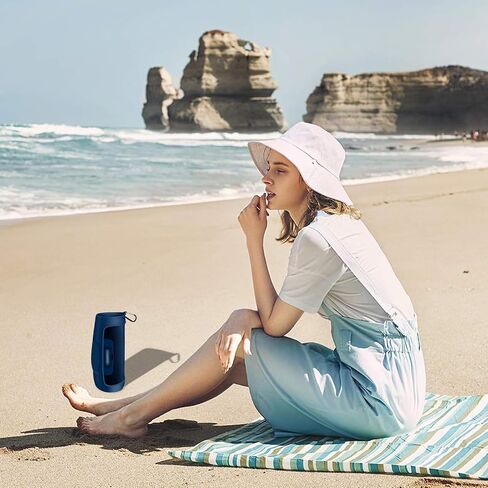 حافظة واقية من السيليكون لجهاز JBL تشارج 4 سماعة بلوتوث محمولة مقاومة للماء مع حزام كتف وحلقة معدنية in Saudi Arabia