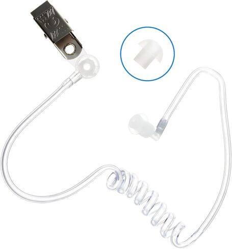 Spooktacular Secret Spy Earpiece Headphones Secret Service Earpiece FBI CIA Secret Service Security Police Guard سماعة أذن زي ملحق لعبة تجسس للأطفال والكبار هدايا حفلات الهالوين، كوسبلاي in Saudi Arabia