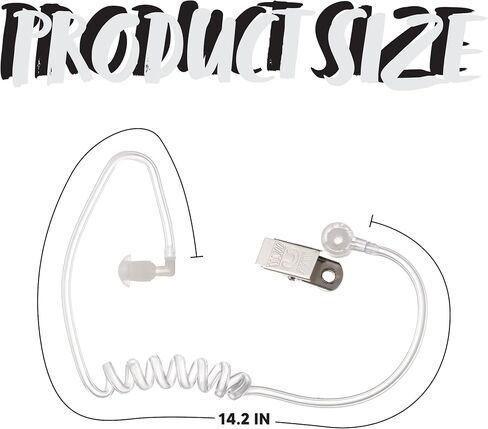 Spooktacular Secret Spy Earpiece Headphones Secret Service Earpiece FBI CIA Secret Service Security Police Guard سماعة أذن زي ملحق لعبة تجسس للأطفال والكبار هدايا حفلات الهالوين، كوسبلاي in Saudi Arabia