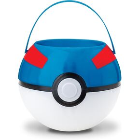 Disguise Great Ball Pokemon Treat Pail, Official Pokemon Kids Costume Accessory