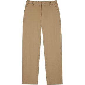QBK Relaxed Fit Stretch School Uniform Pant Chino Pants for Toddler to Youth Boys and Girls