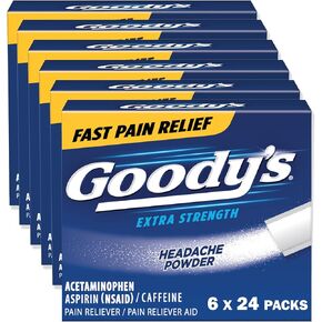 Goody's Extra Strength Headache Powder, Dissolve Packs, 24 Individual Packets