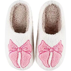 Mens Womens Slippers,Cute Comfy Bedroom Slippers For Women,Home Slippers House Slippers,Ladies Fuzzy Slippers,indoor Outdoor Memory Foam Slippers For Women Men