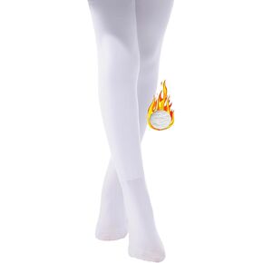 Fleece Lined Tights for Girls,Thick Footed Ballet Tights Thermal Pantyhose Winter Dance Tights 900D for Toddler Kid