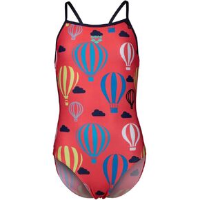 ARENA Girls Performance Balloons Light Drop Back Swimsuit Junior One Piece Bathing Suit