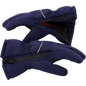Andy & Evan Kids' Waterproof Snow Gloves Winter Gloves Side Zippers Touchscreen Ski Snowboard Sledding w/Warm Fleece Palms in Kuwait