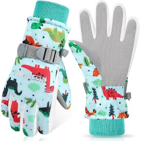 Winter Gloves for Boys Girls Kids Snow Gloves Toddler Waterproof Gloves for Snowboarding