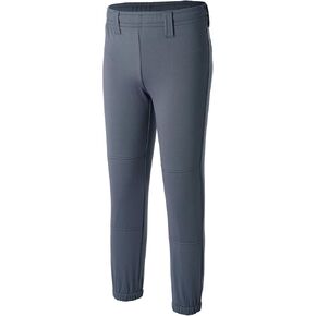 DEVOROPA 2T-7Years Toddler Baseball Pants Youth Boys Girls Softball Pants Kids Fast Pitch Tee Ball Practice Pants Pockets