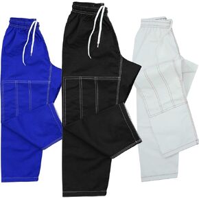 Roar Kids Brazilian Jiu Jitus Gi Pants BJJ Kimono Pants MMA Grappling BJJ Gi Pant Martial Arts and Kick Boxing