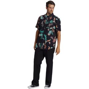 Billabong Men's Sundays Floral Short Sleeve Woven Shirt