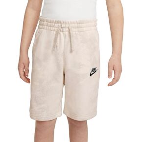 Nike Sportswear Magic Club Big Kids' (Boys') Tie-Dye Shorts (Ivory), Large