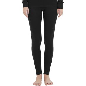 Iguana Womens 100% Merino Wool Base Layer Pants for Ski Lightweight Thermal Underwear Bottom
