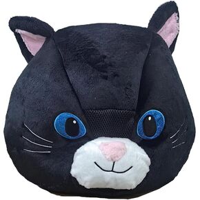 MatGui Plush Panda head mask Adult mascot Animal Head Mask Halloween White Birthday party Costume