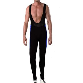 Men's 3D Gel Padded Elite Design Winter Thermal Cycling Bib Tights Pants