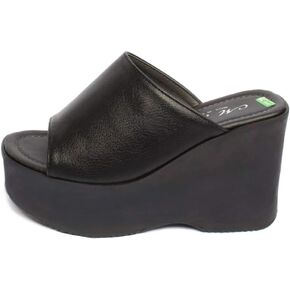 epdavin Women's Simple Comfy Open Toe Platform High Heel Slippers Slides Shoes