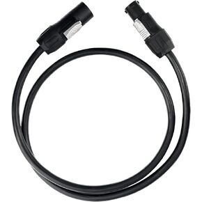 True1 Locking Power Extension/Jumper Cable, Male to Female 15’, 14 AWG