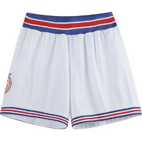 Women Basketball Shorts Space Movie Costume Lola Cosplay Shorts for Halloween Party