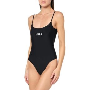 HUGO Women's Standard Pure Small Logo Swimsuit
