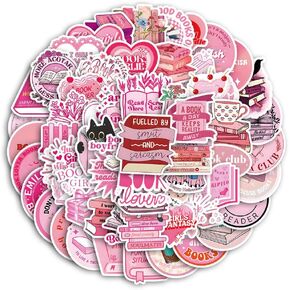 Danish Pastel Stickers [50pcs] Quote Stickers, Motivational Stickers for Adults,Vinyl Stickers for Water bottleLaptop Phone Skateboard Travel Suitcase (Danish Pastel)