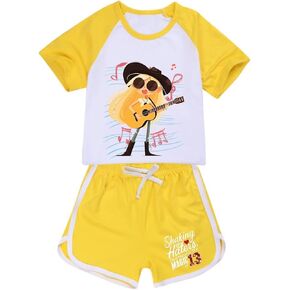 Short Sleeve cute Costume Princess suit Kids Children Girls T-shirt and Shorts Outfit Sets