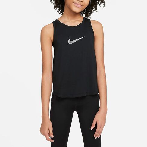 قميص تدريب Nike Dri-FIT Trophy للأطفال الكبار (الفتيات) DA1370-010 (أسود)، مقاس X-Large in Saudi Arabia