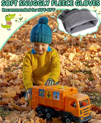 RIGWARL Kids Winter Gloves for Cold Weather, Water-Resistant Kids Sports Gloves Aged 3-15, Touchscreen Winter Toddler Gloves in Kuwait