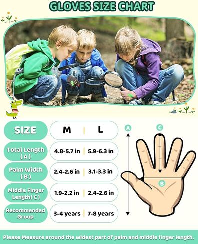RIGWARL Kids Winter Gloves for Cold Weather, Water-Resistant Kids Sports Gloves Aged 3-15, Touchscreen Winter Toddler Gloves in Kuwait