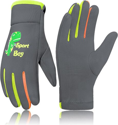 RIGWARL Kids Winter Gloves for Cold Weather, Water-Resistant Kids Sports Gloves Aged 3-15, Touchscreen Winter Toddler Gloves in Kuwait