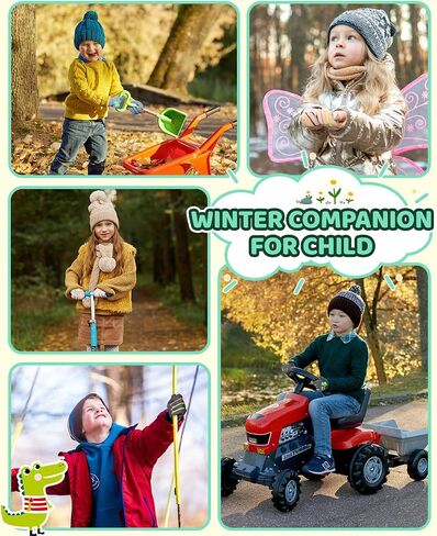 RIGWARL Kids Winter Gloves for Cold Weather, Water-Resistant Kids Sports Gloves Aged 3-15, Touchscreen Winter Toddler Gloves in Kuwait