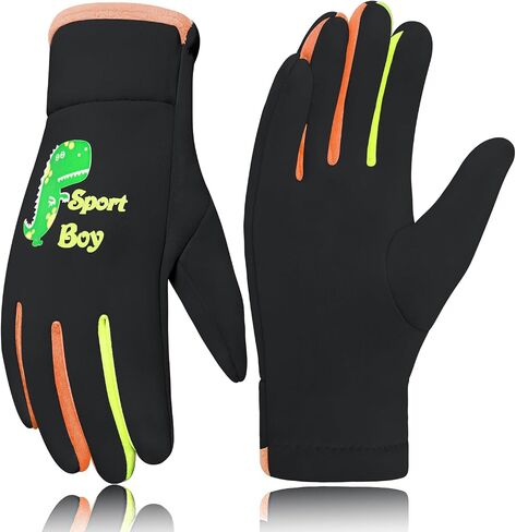 RIGWARL Kids Winter Gloves for Cold Weather, Water-Resistant Kids Sports Gloves Aged 3-15, Touchscreen Winter Toddler Gloves in Kuwait