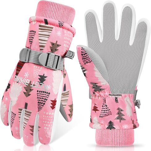 Winter Gloves for Boys Girls Kids Snow Gloves Toddler Waterproof Gloves for Snowboarding in Saudi Arabia