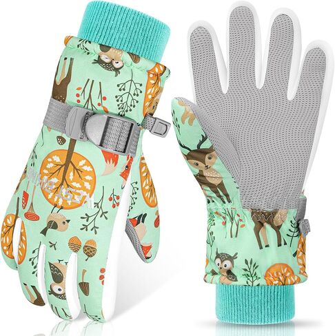 Winter Gloves for Boys Girls Kids Snow Gloves Toddler Waterproof Gloves for Snowboarding in Saudi Arabia